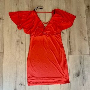Forever 21 coral dress